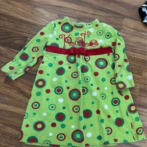 J. Khaki Kids Christmas Dress Size 2T Monogram Kate Kathleen